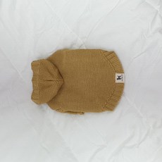 Design Sano 狗狗連帽針織衫, 米色, 1個