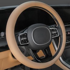 VIP 更舒適原廠型皮革汽車方向盤套 基本款, 馬鞍棕