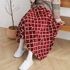 코코폭신 에스닉 빈티지 양면 안감 극세사 캠핑 블랭킷 C0009