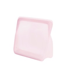 stasher 直立式透明收納袋 彩虹粉色, 1個