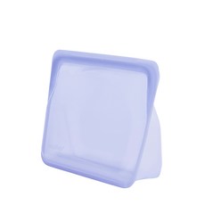 스타셔 스탠드업 투명 파우치 레인보우 라벤더, 1개