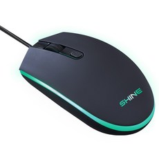 actto 發光 LED 遊戲滑鼠 GMSC-25, 單色