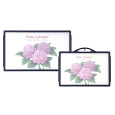 Eli方形砧板中號+小號套組, 繡球花