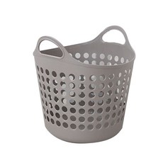 大容量多功能洗衣籃 M號, 棕色, 1個