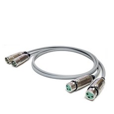 CANARE 佳耐美 平衡線 SC 1對 50cm, 灰色, OFC-XLR-50CM