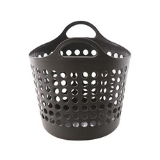 大容量多功能洗衣籃 S號, 木炭, 1個