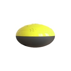 어뮤즈하우스 반려동물 원반스타일 급식기, 옐로우, 1개