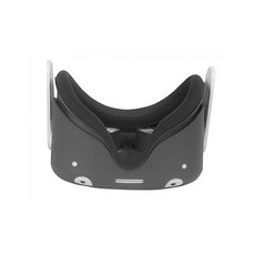 Oculus Quest2頭戴式保護矽膠VR保護套 黑色, 1個, 單品