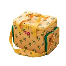 SnilloStitch 露營保溫袋 L號, 鱷梨黃