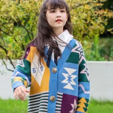 Orenjidamom 女童甜美針織外套