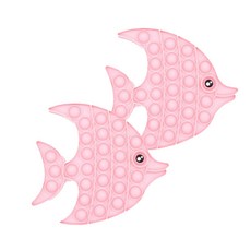 HG Push Pop Bubble POP IT 魚 2p, 粉色