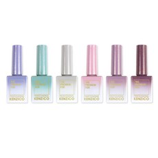 KENZICO 凝膠指甲油 6件組, SG01、SG02、SG03、SG04、SG05、SG06, 60g, 1組