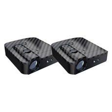 第二代感應式LED碳纖維車門燈 2入, 1套, Palisade