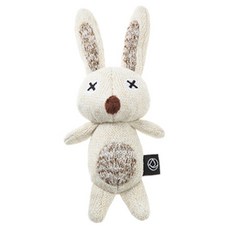 FAD 針織兔子絨毛玩具 L 01405, 米色, 1個