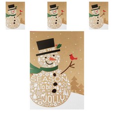 Hallmark 聖誕卡片 XPX4502, 4個, 混合顏色