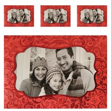 Hallmark 聖誕卡XPX2162, 4個, 混合顏色