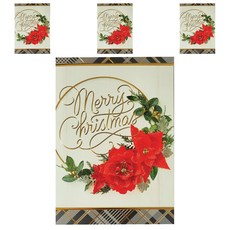 Hallmark 聖誕卡XPX1275, 4個, 混合顏色