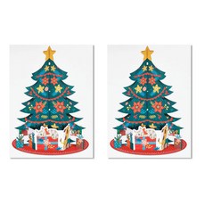 Hallmark 聖誕立體卡片 XPX1732, 2個, 混色