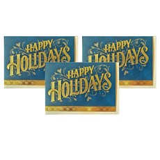 Hallmark 聖誕卡 XPX1662, 3個, 混合顏色