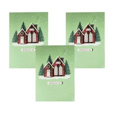 Hallmark 聖誕卡片 XPX1682, 3個, 混合顏色