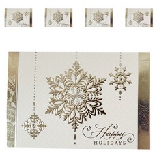 Hallmark 聖誕卡 XPX3394, 5個, 混合顏色