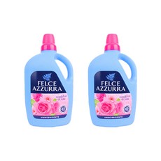 FELCE AZZURRA 香水衣物柔軟精 玫瑰蓮花香味, 2個, 3L
