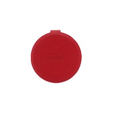 어뮤즈하우스 휴대용 원형 탁상거울 7.3 x 7.6 cm, 레드