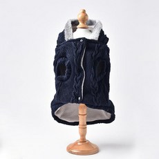 狗狗羊毛毛衣, 01 藍色