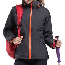 LUNA GLAM 女款戶外單層防水透氣薄款登山外套 HMJ102