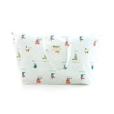 Bainique 孩童防水午睡被收納袋 動物款, 1入, 1個