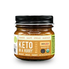 pure INDIAN FOODS KETO咖哩辣醬, 241g, 1罐