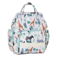 JH Company 多側口袋後背包, 白色