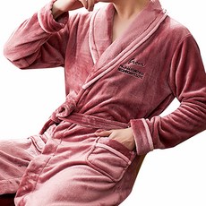남성용 사랑하는 커플에게 고급스러운 샤워가운 XL, 핑크, 1개