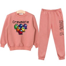 nykids 兒童Among Us刷毛運動套裝 US040