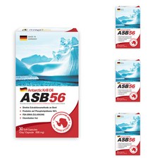 南極磷蝦油 ASB56 4 包 120 片, 30顆, 4盒