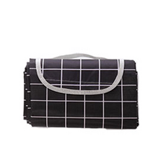 JANGSABU 風格雙面防水野餐墊, 摩登黑