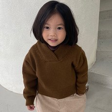 Neul兒童款The Cashy V領針織衫