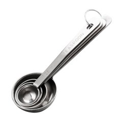 KINGSENS 不鏽鋼量匙 4入, 1套