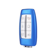 리젠스 제네시스 TPU 키케이스 + 미끄럼 방지패드, 블루, RJK04