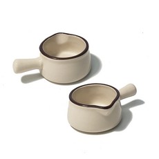 HoReCa 陶瓷單柄醬料盅 30ml, 象牙白, 2入