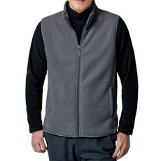 Ferra US 男款素色絎縫棉質背心 OCVJYL6001W1