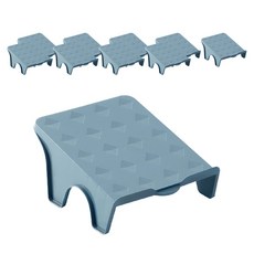 簡易分層鞋架 L號 藍色, 10個