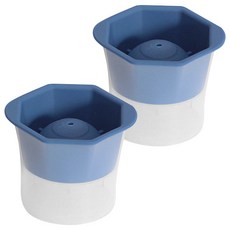 球形矽膠製冰盒 2入, 藍色