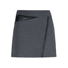 Luxgolf 女式皮革尖裙褲裙褲 YD1W125