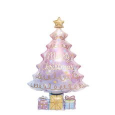 蛋白石聖誕樹氣球, 2個, 混合色