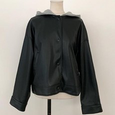 女款繭形寬鬆翻領夾克