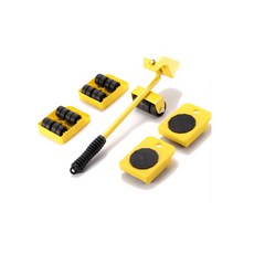 Sunjam 搬家幫手萬能撬棒5件組 黃色, 1套