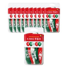 X MAS 魯道夫造型氣球 30.5cm 套組, 10套, 5種