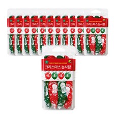 聖誕節雪人盒裝氣球 30.5cm 2款 x 2入組, 紅色, 深綠色, 10套