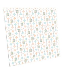 HTP 傳統花紋瓷磚 K0471 1000871, 苧麻桌巾 原始圖案, 1個